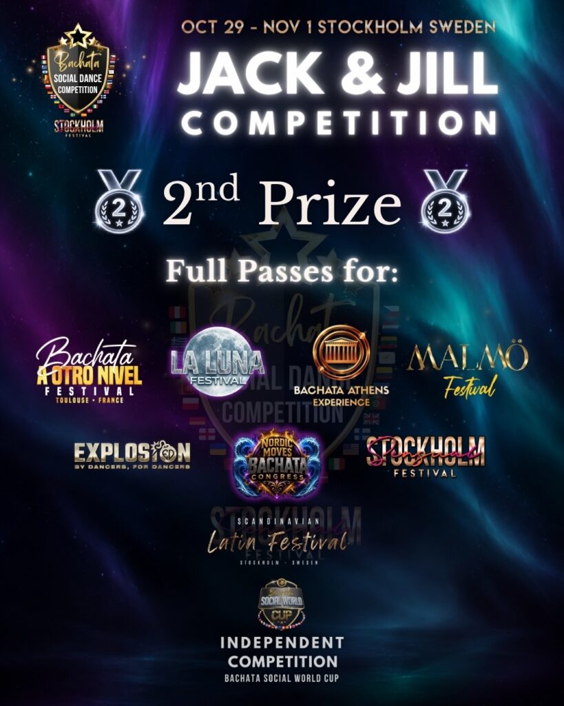 2nd Prize – Stockholm Bachata Social Dance Competition 2026